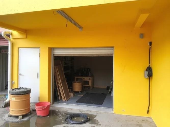 Reinigung nach einem Schadensfall im Keller und in der Garage in Bienne 2500